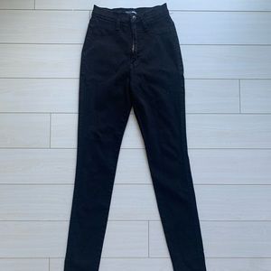 Fashion Nova black high rise skinny jeans